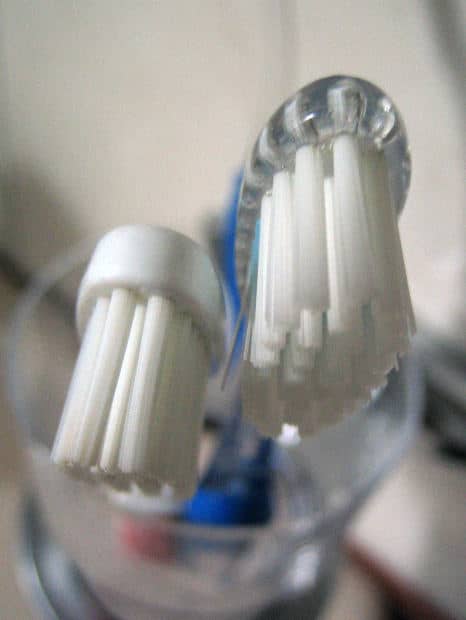 two toothbrushes