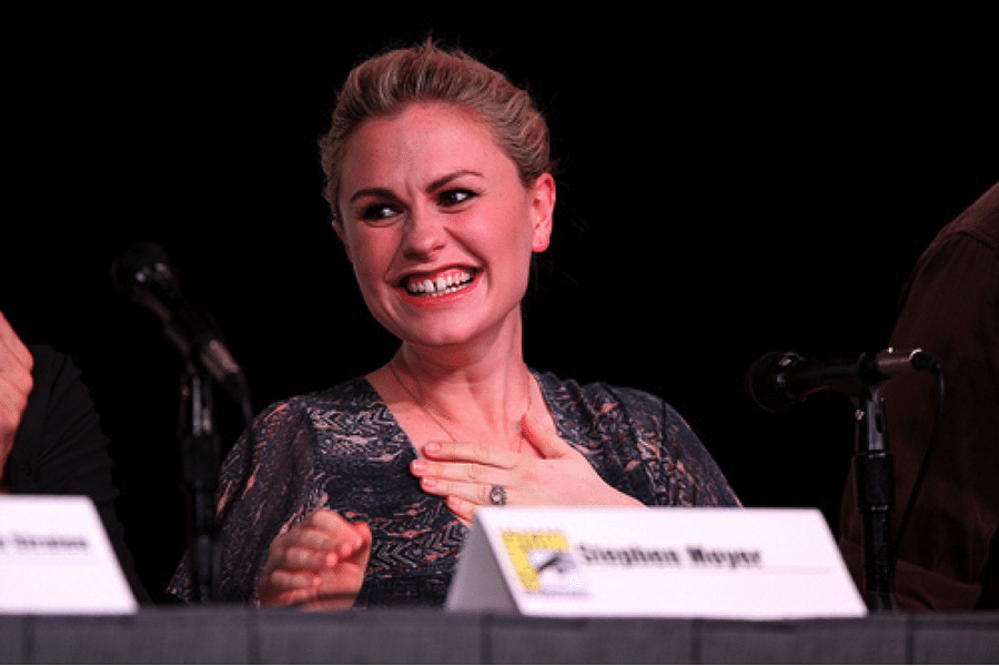 Anna Paquin smiling