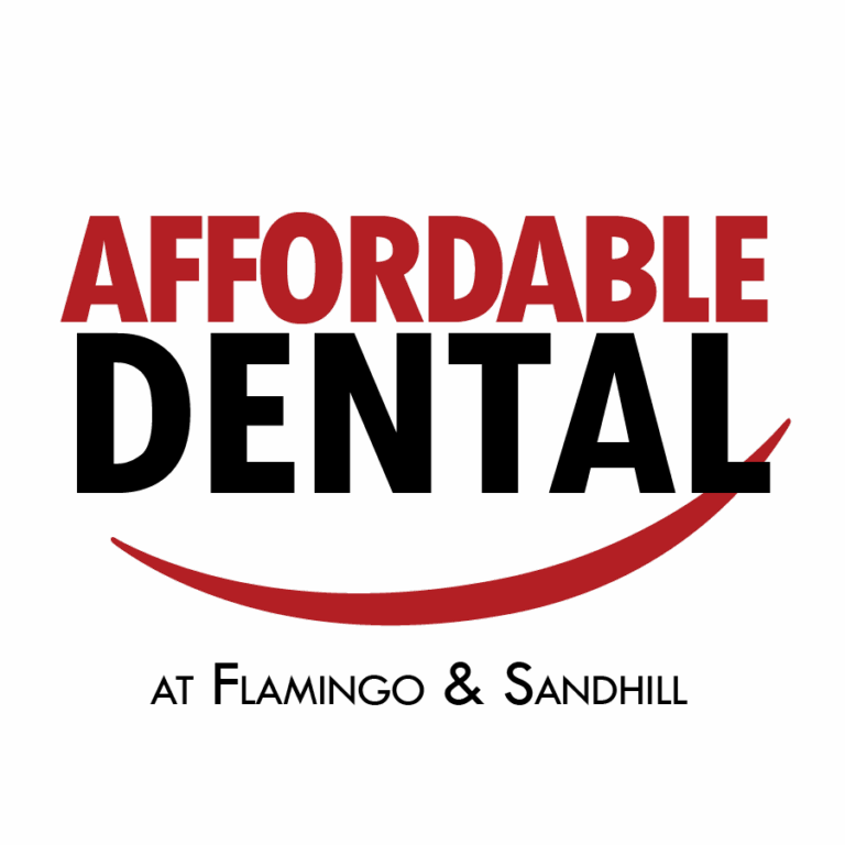 BDG Location - Affordable Dental Flamingo & Sandhill Logo