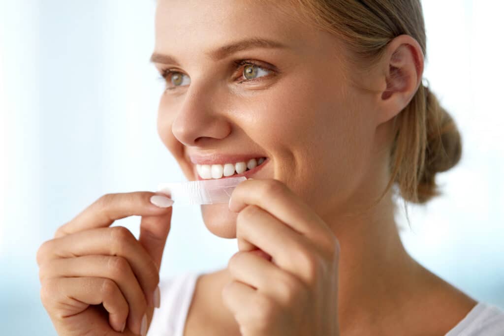 teeth whitening strips